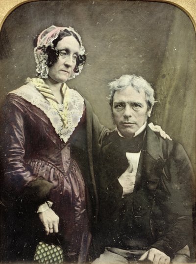 Michael y Sarah Faraday, 1840s-50s (daguerrotipo) de English Photographer